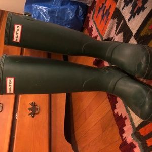 Green Hunter Rain Boots